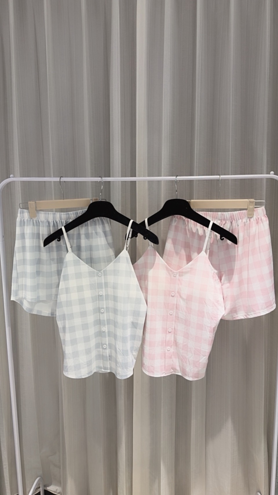 -5度冰皮QQ格子居家服