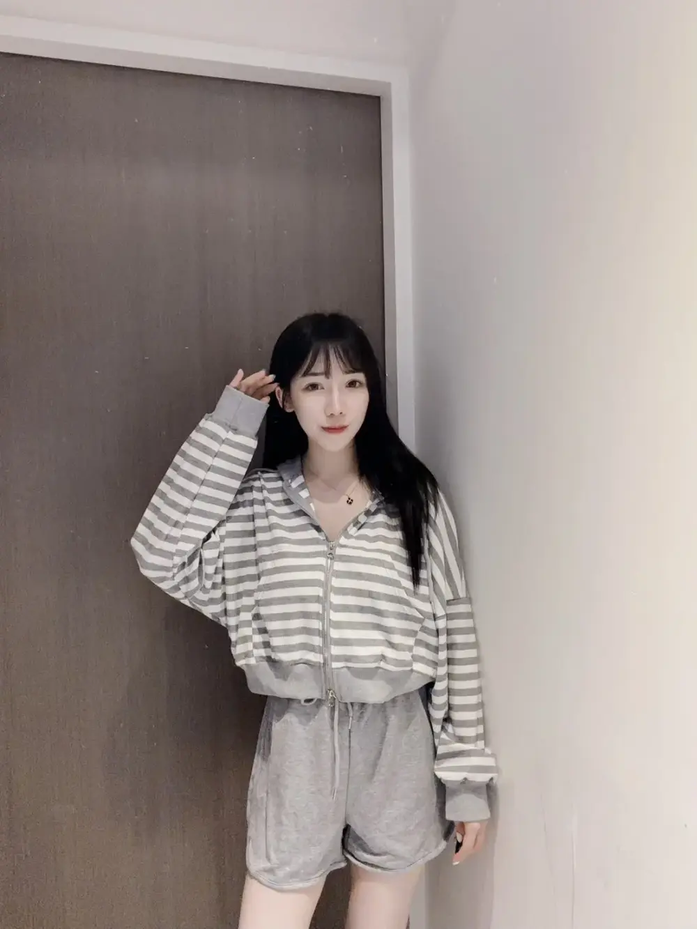 華夫格條紋套裝