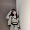 超親膚條紋三件套