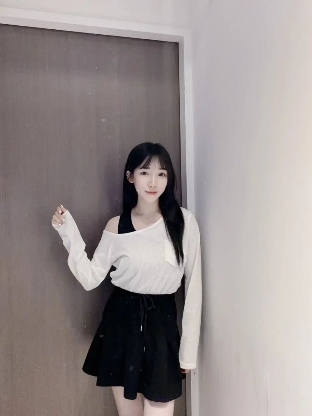 休閒百褶套裝三件組